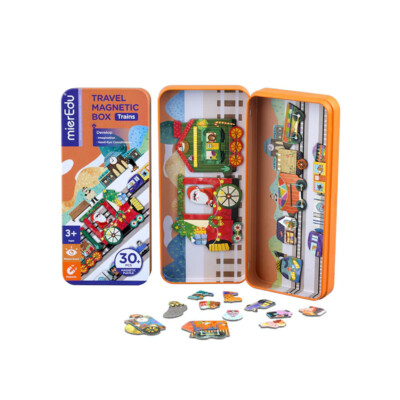 Caja Magnética de Viaje: Trenes
