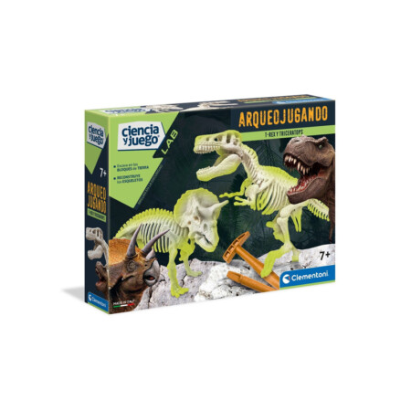 Ciencia y Juego: Archeo Jugando - T-Rex y Triceratops