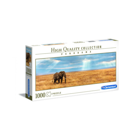 Puzzle 1000 Pcs Panorama Elefante