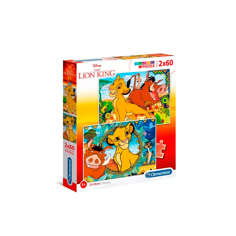 Puzzle 2X60 piezas El Rey León