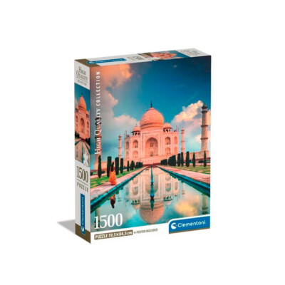 Puzzle 1500 piezas Taj Mahal Compacto