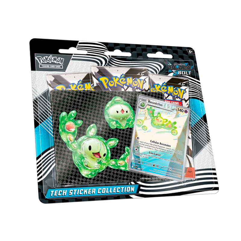 Pokémon TCG Black Bolt Tech Sticker Blister (Inglés)