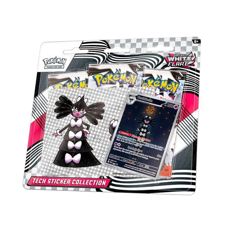 Pokémon TCG White Flare Tech Sticker Blister (Inglés)