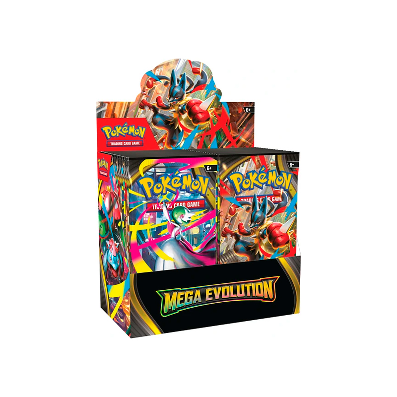 Pokemon Mega Evolutions Booster Display