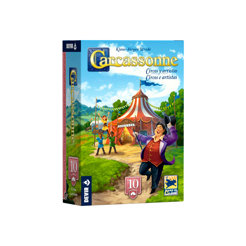 Carcassonne Expansión 10 Circos y Artistas