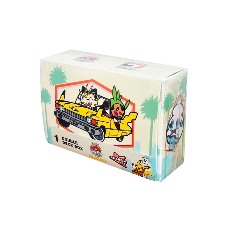 Pokémon TCG Deckbox Meowth & Chespin Worlds Anaheim 2025