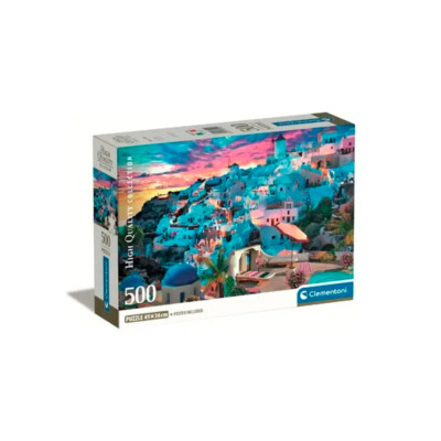 Puzzle 500 piezas Santorini compact.