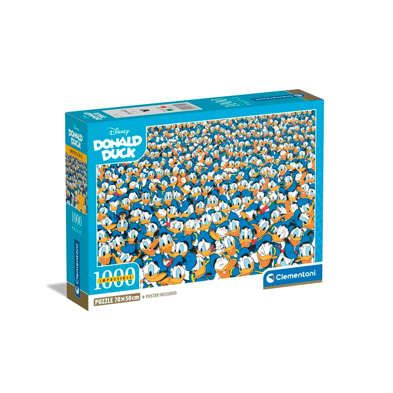 Disney Donald Duck Puzzle Clementoni Imposible 1000 piezas